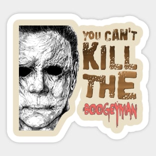 face boogeyman Sticker